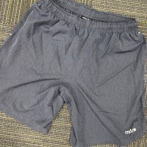 Mitre‎ Mens Athletic Running Shorts Gray Lightweight Activewear Gym